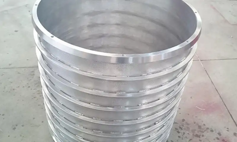 CESTO EM AÇO INOX PARA PRENSAS DE UVAS